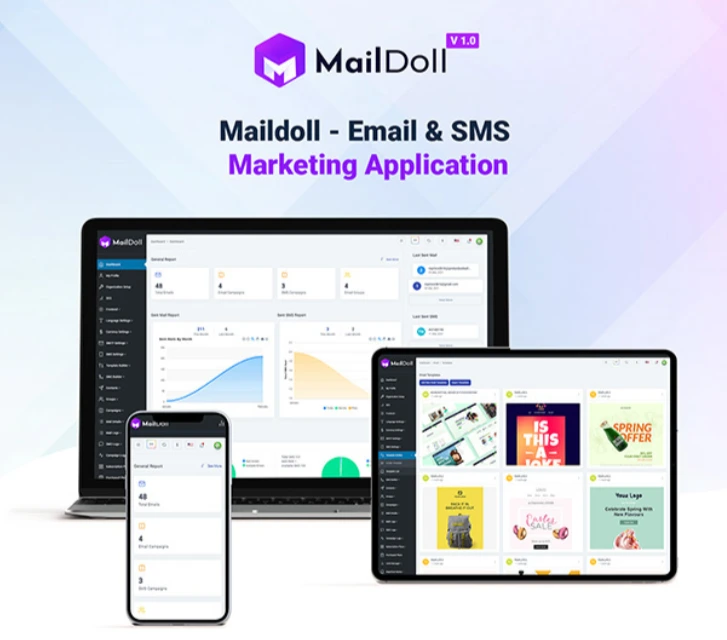 Maildoll Email And Sms Marketing Saas Application