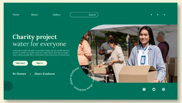 charity and NGO web design service in Nigeria