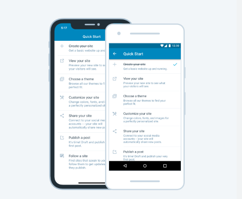 Wordpress.com To Build Subdomain Blog Site For Mobile