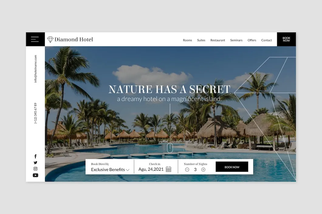 hospitality web design in nigeria