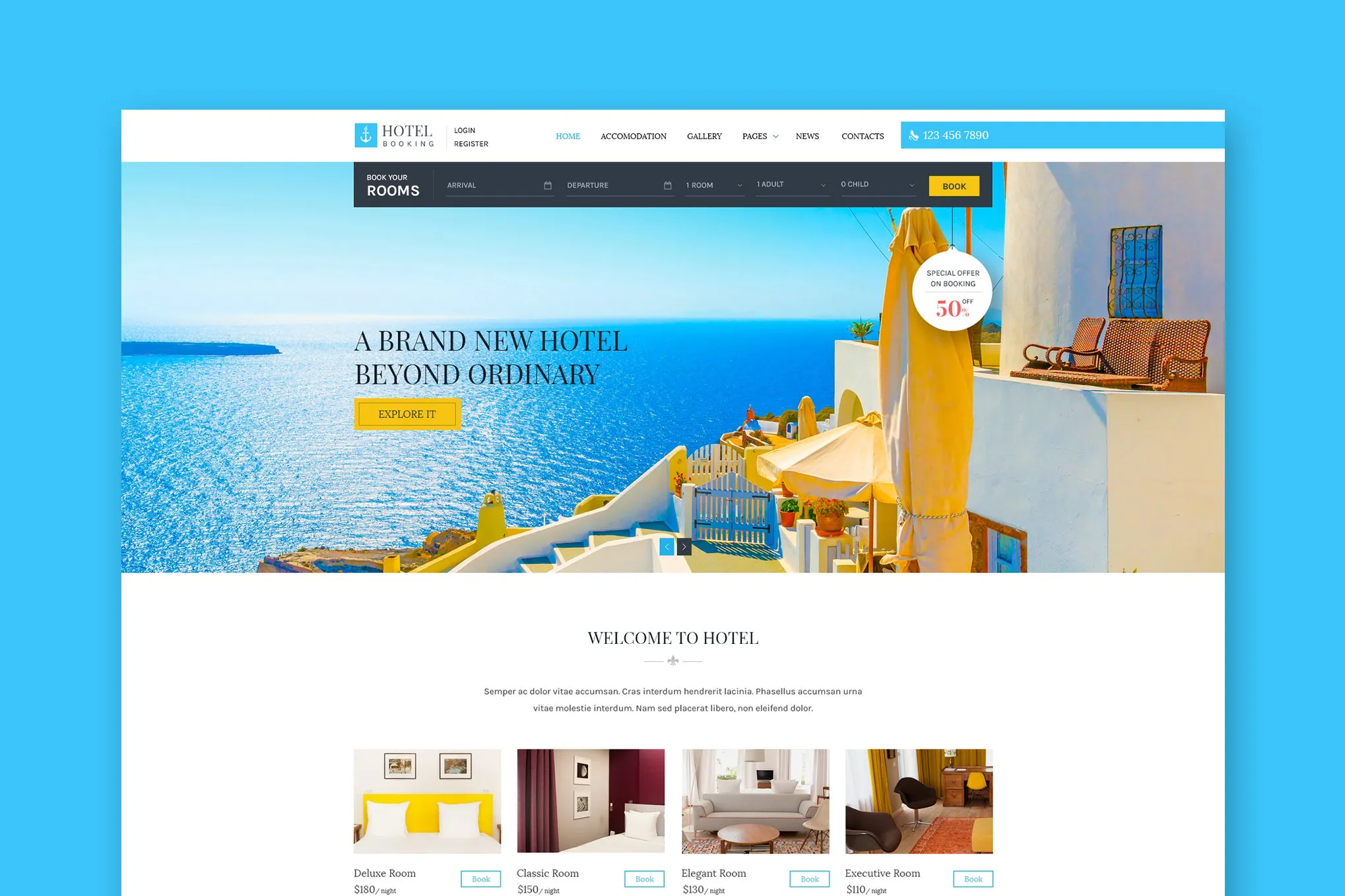 hotel and resort web design in nigeria